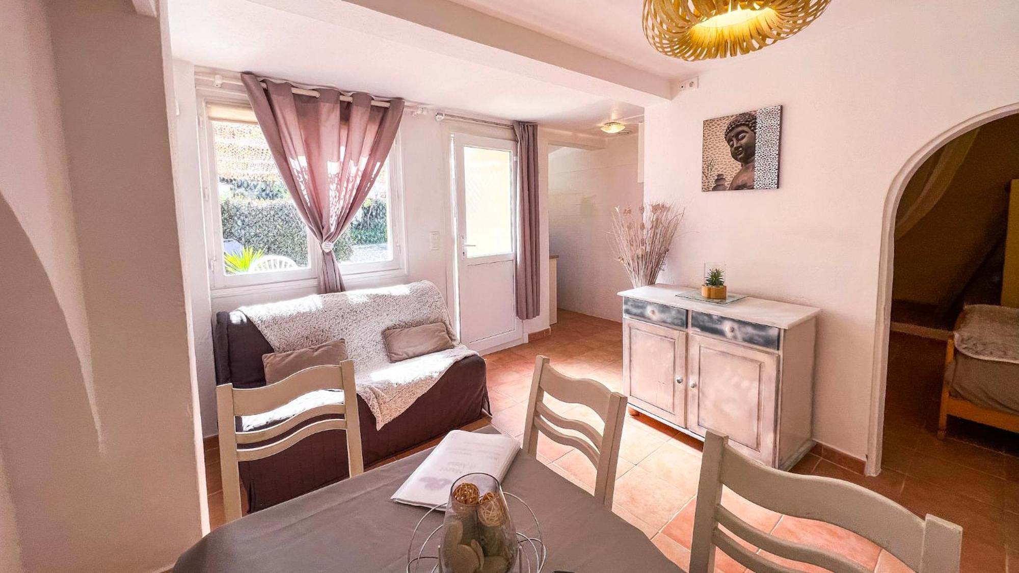 Reve D'Azur, Mazet En Bord De Mer, Parking, Piscine Partagee, Terrasse Bbq & Draps Inclus La Nartelle, 1 Salon, 1 Chambre, 1 Cuisine , 1 Sdb Sainte-Maxime Esterno foto
